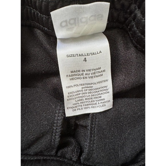 Adidas Boys Kids Long Sleeve Black Track Pants 2 Pcs Set Size 4T - Picture 3 of 3